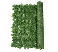 Precio de hojas artificiales - paneles verdes de setos artificiales, rollo de celosía con hojas falsas - pantallas de privacidad de jardín vallas decorativas - para la casa balcón ja