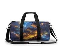 Preciosa bolsa de deporte con estampado de naves de guerra de vela, para gimnasio, viajes, bolsas ligeras de fin de semana para hombres y mujeres, Estilo:, 17.7in/9in/9in, MHXYZHW