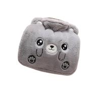 Preciosa Botella De Agua Caliente Con Patrón Dibujos Animados Doble Bolsillo Para Las Manos Cubierta Felpa Boquilla Segura Para Calentar Bolsa Agua Doble Bolsillo