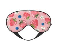 Preciosa fresa rosa, Cubreojos completos Antifaz bloqueador de luz Antifaz para dormir Antifaz suave con los ojos vendados Noche
