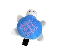 Preciosa horquilla de pelo de tortugas de felpa para niños, pasador lateral de dibujos animados, herramienta de peinado de sujeción fuerte, clip de pelo escolar