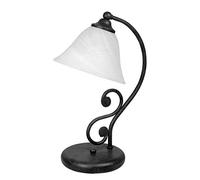 Preciosa Lámpara de Mesa Estilo Art Nouveau/Negro 7772n