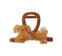 Preciosa pinza de pelo de gatos/perros para niñas, pinza de pelo de acrílico antideslizante, soporte para cola de caballo con temática de dibujos animados para mujeres