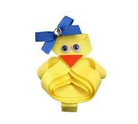 Preciosa pinza para el pelo con diseño de pollo/conejitos con temática de Pascua, accesorios para el pelo para celebraciones de vacaciones de primavera, uso diario