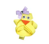 Preciosa pinza para el pelo con diseño de pollo/conejitos con temática de Pascua, accesorios para el pelo para celebraciones de vacaciones de primavera, uso diario