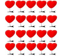 Preciosa pinza para el pelo con forma de corazón para festivales de música, fiestas de cumpleaños, San Valentín, celebraciones, pasadores para adultos