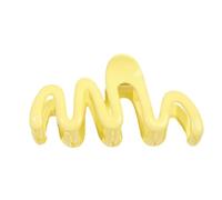 Preciosa pinza para el pelo de color caramelo con forma curvada para uso de peinado de adolescentes