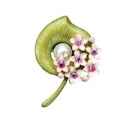 Preciosas agujas para plantas, broches de metal, joyas temáticas naturales, insignias únicas, estructura de aleación, adecuado para fiestas y uso diario. Aguja de broche "Bosques, Einheitsgröße, como