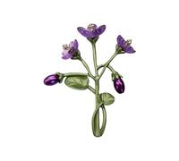 Preciosas agujas para plantas, broches de metal, joyas temáticas naturales, insignias únicas, estructura de aleación, adecuado para fiestas y uso diario. Aguja de broche "Bosques, Einheitsgröße, como