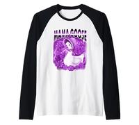 Precioso arte floral con animales de Mama Goose Camiseta Manga Raglan