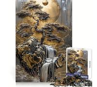 Precioso bonsái de ensueño para Adultos, Rompecabezas de 1000 Piezas, Juguete de lógica Pura, Momento de Paz, Corte preciso, Regalo sincero 50x75cm