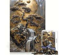Precioso bonsái de ensueño para Adultos, Rompecabezas de 1000 Piezas, Juguete de lógica Pura, Momento de Paz, Corte preciso, Regalo sincero 38x52cm