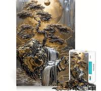Precioso bonsái de ensueño para Adultos, Rompecabezas de 1000 Piezas, Juguete de lógica Pura, Momento de Paz, Corte preciso, Regalo sincero 50x75cm