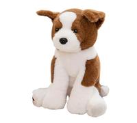 Precioso Cachorro Labrador Animales de Peluche Dulce Muñeca Relajante y Cómodo Cachorro Muñeca Educación Temprana Juguete para Niños Pequeños Educativo Labrador Animal de Peluche para Niña