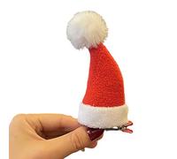 Precioso clip para el pelo con diseño de gorro de Papá Noel, accesorio para festivales, vacaciones, celebraciones, mujeres, niñas, festivales, clip para niños