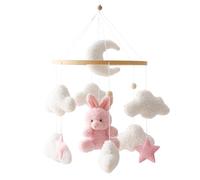 Precioso colgador móvil para cuna con osito de peluche que fomenta la coordinación mano-ojo para la alegre guardería del bebé (PK1, 45x23cm)