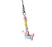 Precioso colgante de teléfono de perro salchicha de dibujos animados, perfecto para el uso diario o eventos sociales para añadir un toque único a su dispositivo, フリーサイズ