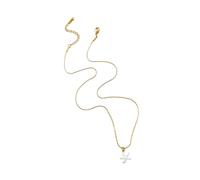 Precioso collar con colgante de estrella de mar de acero inoxidable, cadena de clavícula, joyería ligera para el día a día, joyería temática marina para ella, talla única, como se describe, como se