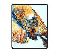 Precioso Cosido y Duradero Unisex Acuarela Elefante Cree mi Propia Alfombrilla de ratón Alfombrillas Impermeables con Base de Goma Antideslizante para Juegos de Oficina Estudio de Alfombrillas