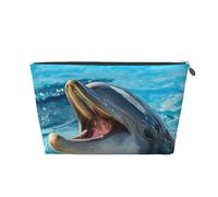 Precioso delfín Impreso., Bolsa de artículos de tocador Bolsa de Maquillaje Bolsa de cosméticos Bolsa de artículos de tocador de Viaje portátil