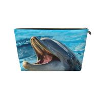 Precioso delfín Impreso., Bolsa de Maquillaje Bolsa de cosméticos Bolsa de artículos de tocador de Viaje portátil Bolsa de artículos de tocador