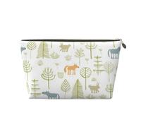 Precioso Organizador portátil de cosméticos de Cuero arcoíris, Ideal para Viajes de Negocios para Mujeres y Hombres.