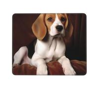 Precioso Perro Beagle Mouse Pad Antideslizante Alfombrilla De Escritorio Agradable Mousepad para Pc Oficina Gaming 25X30Cm