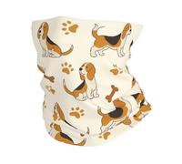 Precioso Perro Beagle Y Su Pata Polainas De Cuello Durable Pañuelo De Cabeza Multifuncional Calentador De Cuello para Correr Hombre Antideslizante Pasamontañas