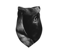 Precioso Perro Labrador Negro,Bufanda con Babero y Capucha Triangular Bufanda Ajustable para Mascotas Capucha Lavable Adecuada para Perros y Gatos pequeños, medianos y Grandes
