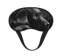 Precioso perro Labrador negro, Cubiertas oculares completas, antifaces para dormir que bloquean la luz, orejeras opacas para dormir