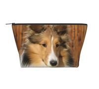 Precioso Perro sheltie, Bolsa de artículos de tocador Bolsa de Maquillaje Bolsa de cosméticos Bolsa de artículos de tocador de Viaje portátil