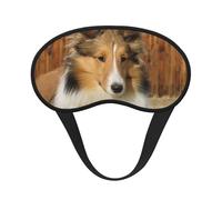 Precioso perro Sheltie, Cubiertas oculares completas, antifaces para dormir que bloquean la luz, orejeras opacas para dormir