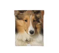 Precioso Perro Sheltie, Squeeze Top Wallet Bolsa de Almacenamiento para Mujer Monedero pequeño Bolsa de Cambio