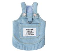 Precioso vaquero vestido para mascotas cómodo