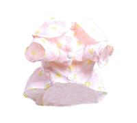 Precioso vestido de novia para cachorro, cuello de Peter Pan, disfraz de piña, falda de princesa, primavera Kochi