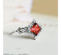 Preciosos anillos de princesa con circonita cúbica colorida para mujer | Propuesta, ceremonia de compromiso, fiesta nupcial, dama de honor, aniversario, noche romántica, luna de miel