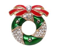 Preciosos Broches Hechos a Mano Ternura Alfileres Navideños Ropa De Dibujos Animados Joyería Textura De Aleación Para Trajes Y Regalos De Accesorio Para Fiestas Navideñas