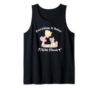 Precious Moments Better with Friends Cute Dog Ballet Dancing Camiseta sin Mangas