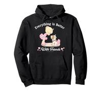 Precious Moments Better with Friends Cute Dog Ballet Dancing Sudadera con Capucha
