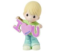 Precious Moments, Love You más Crema Porcelana Figura Decorativa, Boy, 153002