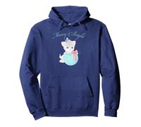 Precious Moments Meowy and Bright Cat Christmas Ornament Sudadera con Capucha