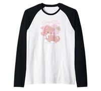Precious Moments Purrfect Love Cat Sweet Cute Retro Kitty Camiseta Manga Raglan