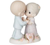 Precious Moments We Share A Love Forever Young Figura de porcelana bisque del 50 aniversario, porcelana bisque, 115912, multicolor, mediano