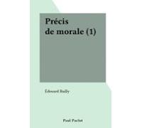 Précis De Morale (1) (ebook)