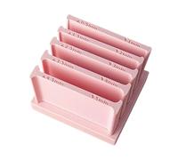 Precise Thickness Guide, Adjustable Clay Former, 5 Sizes Rolling Tool with Non Stick Build, Smooth Modeling Aid, Leveling Hardware with Graduated Style, Pottery Accessory for Jewelry Crafts