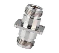 Precisely N - Conector coaxial recto hembra de repuesto para brida de montaje en panel de componentes electrónicos