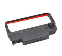 PrecisGear 10 PCS Ink Print Ribbon 12.7mm*4m Black Purple Black/Red Compatible with ERC30 ERC34 ERC38 TM-U220 U230 TM-U210 U370(10 pcs Red Black)