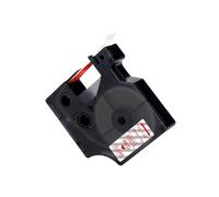 PrecisGear 1Pcs 45013 40913 43613 Label Tape 9mm Compatible with Label 160 280 Compatible with 45010 45016 45018(Red on Clear)