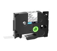 PrecisGear 1pcs 6mm 231 Cinta de Etiqueta Compatible con el Fabricante de Etiquetas para TZ TZE 131 231 431 531 631 731 Reemplazo de terceros Fit(White on Clear)