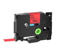 PrecisGear 1pcs 6mm 231 Cinta de Etiqueta Compatible con el Fabricante de Etiquetas para TZ TZE 131 231 431 531 631 731 Reemplazo de terceros Fit(Black on Red)